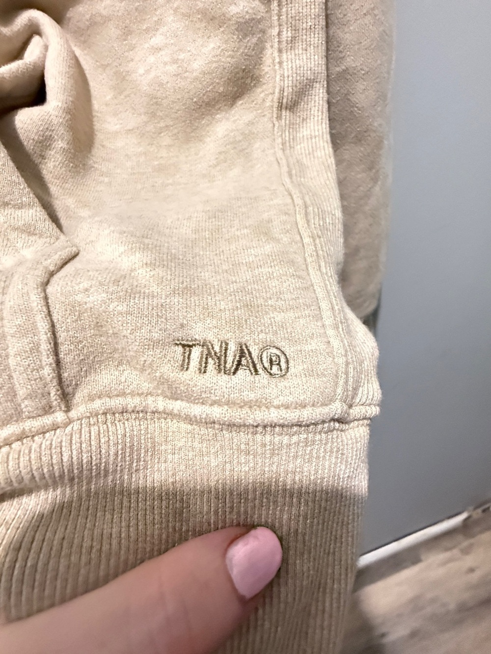 TNA® Sweatfleece Cozy Boyfriend Fit -
Tan - Picture 6 of 7
